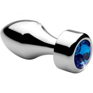 A product image for Bootysparks Weighted Blue Gem Anal Plug