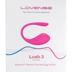 A product image for Lovense Lush 3.0 Sound Activated Camming Vibrator - Pink
